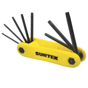 Juego de 8 llaves Torx tipo navaja Surtek