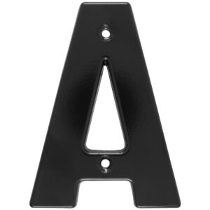 Letra A bold 4" negro Lock