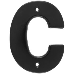 Letra C bold 4" negro Lock