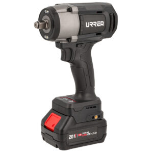 Pistola de impacto 1/2" a batería Litio-ion 20 V 900 Nm Urrea